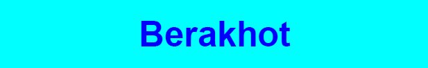 Berakhot