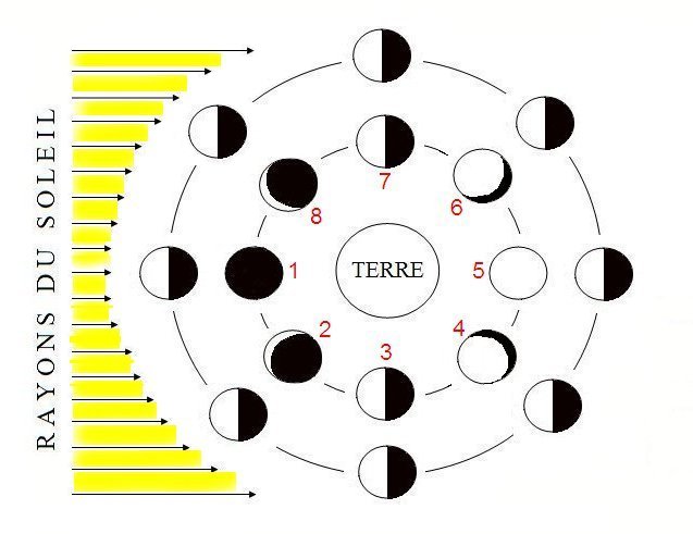 Phases de la Lune